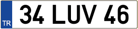 Truck License Plate